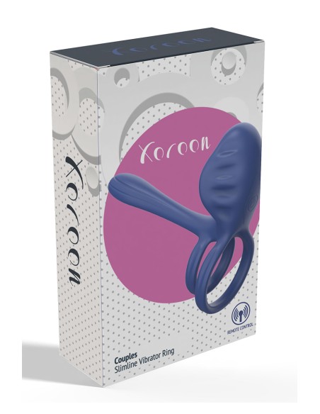Anneau vibromasseur version slim pour couple - Xocoon