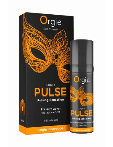 Gel stimulant embrassable Liquid Pulse - Orgie