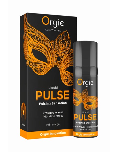 Gel stimulant embrassable Liquid Pulse - Orgie