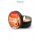 Bougie de massage pêche - Amoreane